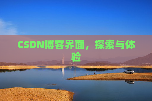 CSDN博客界面,探索与体验